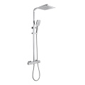 Bathroom thermostatic rain shower set complete brass modern